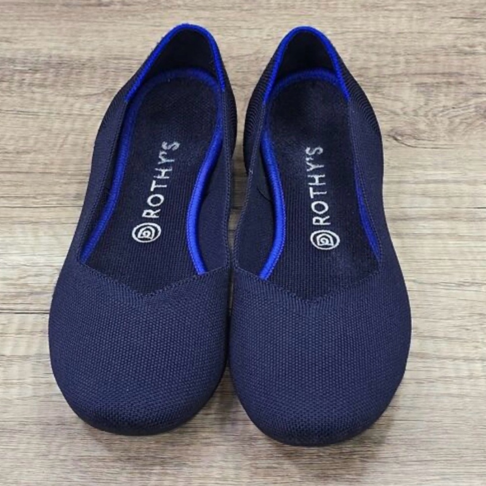 Rothy's Navy Blue Women's Casual Flats - Picture 3 of 3